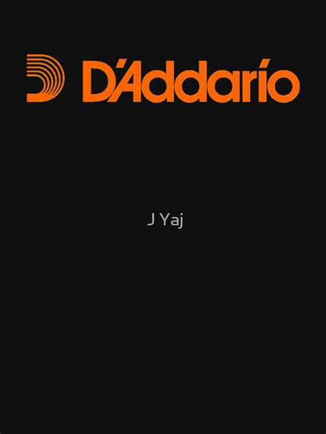 Daddario String Orange Logo T Shirt For Sale By Mugenjyaj