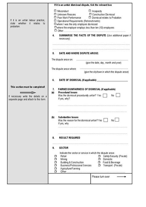 Lra 711 Form Part A Referring A Dispute To The Ccma For