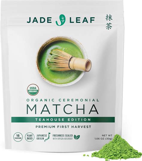 Jade Leaf Organic Matcha Green Tea Powder Authentic Japanese Origin