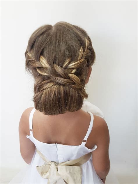 Wedding Hairstyles For Kids Classic Kids Updo Hairstyles Wedding