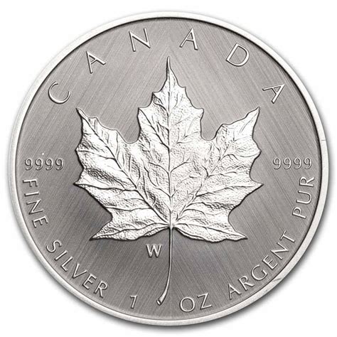 Buy 2021 Canada 1 Oz Silver 5 Silver Maple Leaf W Mint Mark Apmex