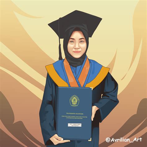 Gambar Orang Wisuda Kartun