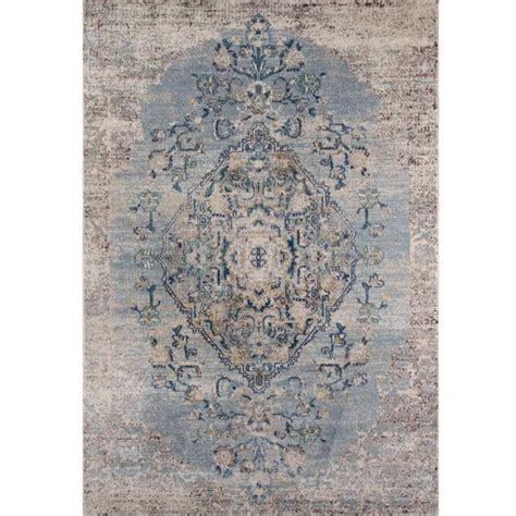 Large area rugs are perfect for creating a baseline to arrange furniture around, and they come in a wide variety of colors, patterns, and thicknesses. A distressed finish on a traditional blue floral rug ...