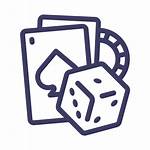 Icon Gambling Entertainment App Entertaining Gaming Icons
