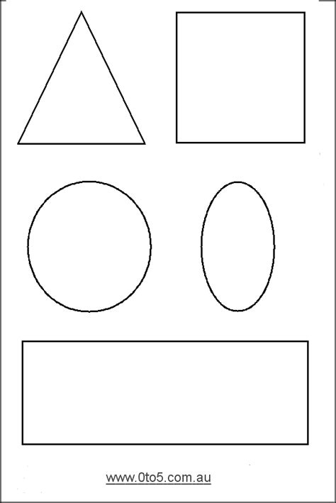 Printable Shapes To Cut Out Save Worksheet