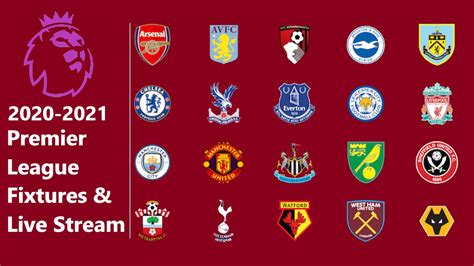 EPL ( Premier League) 20/21 Schedule: Date, Kick-Off Times, Live Stream