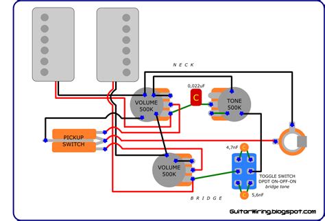 Guitar wiring, guitar rewiring, electric guitar, guitar pickups, humbucker, humbucking pickup, guitar volume control. The Guitar Wiring Blog - diagrams and tips: Wiring Mod for ...