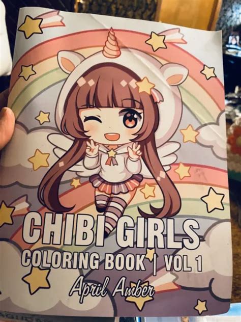 Chibi Girls Coloring Book For Kids With Cute Lovable Kawaii Characters
