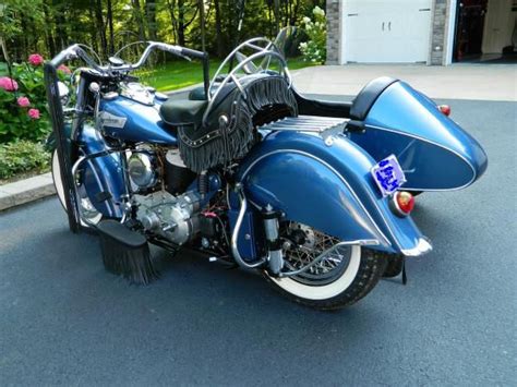 $us 12,500.00 make an offer last update: Buy 1953 Indian Roadmaster Chief @@ ! Indian Sidecar on ...
