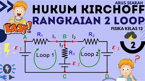 Hukum Kirchhoff Rangkaian Loop Cara Cepat Listrik Dinamis