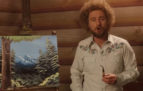 First Look At Owen Wilson As Tv Painter Bob Ross