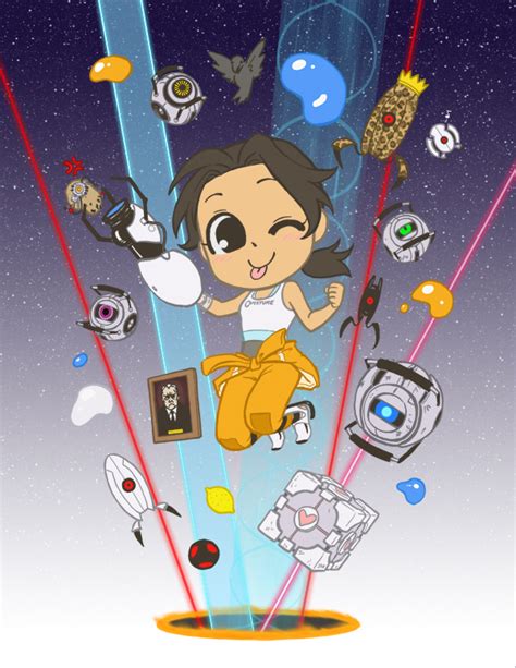 portal 2 grossly cute by workparty on deviantart