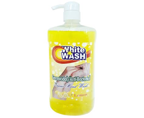 White Wash Germicidal Anti Bacterial Liquid Hand Wash Lemon 1000ml