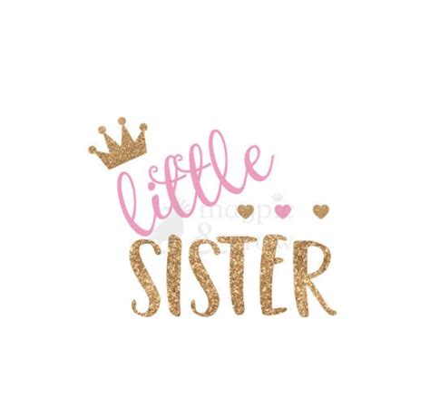 Little Sister SVG Little Sis SVG Sister SVG Sister svg | Etsy