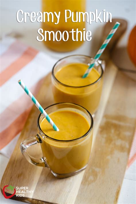 Dairy Free Creamy Pumpkin Smoothie Recipe Healthy Ideas For Kids