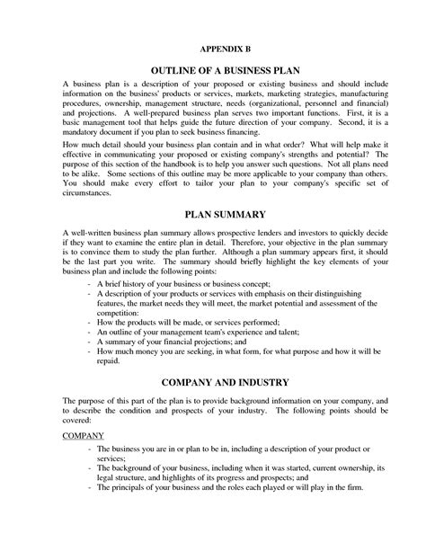 Example Of Business Plan Introduction Pdf Pdf Template
