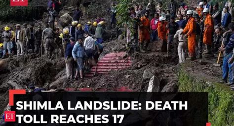 Shimla Landslide Death Shimla Landslide One More Body Recovered Death Toll Reaches 17 Imd