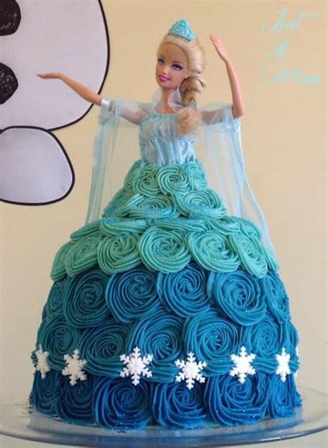 Frozen Princess Elsa Cake Just A Mums Kitchen