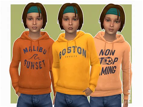 The Sims Resource Hoodie For Boys P23
