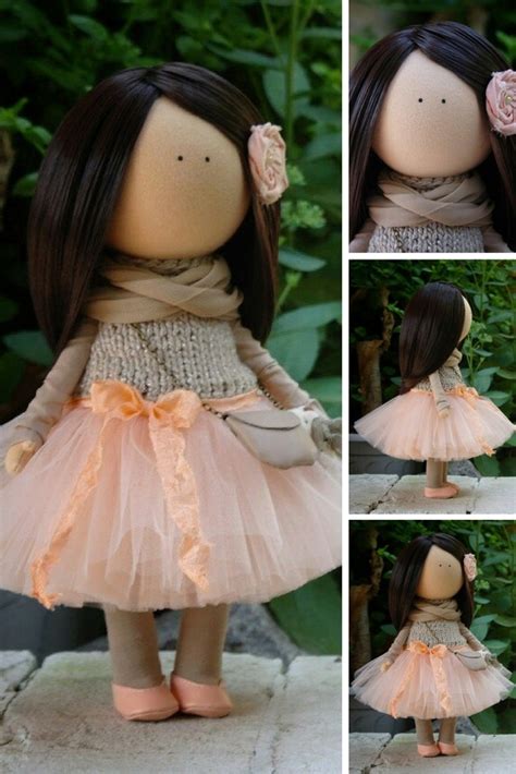Unique Doll Handmade Doll Textile Doll Soft Doll Rag Doll Etsy