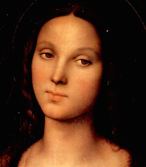 Porcelain plaque painted with mary magdalene by k.p.m. Pietro Perugino — St. Mary Magdalene, 1500.... - Art of ...