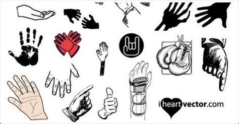 50 Useful Hand Vector Sets – Give Your Designs a Hand! | Tripwire Magazine