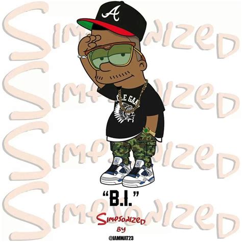 Only personal attacks are removed, otherwise if it's just content you find offensive, you are free to browse other websites. Black Bart Simpson as T.I. | Bart simpson, Chill outfits, Funny pictures