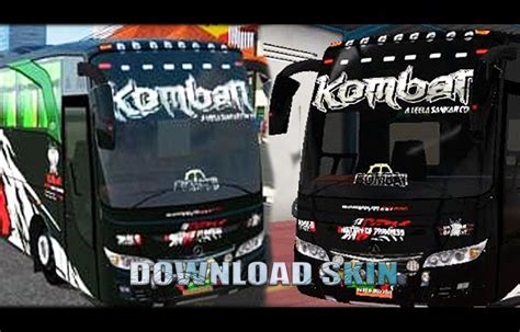 Jadi semua link download yang 8. Komban DAWOOD Skin for bus simulator Indonesia Free download