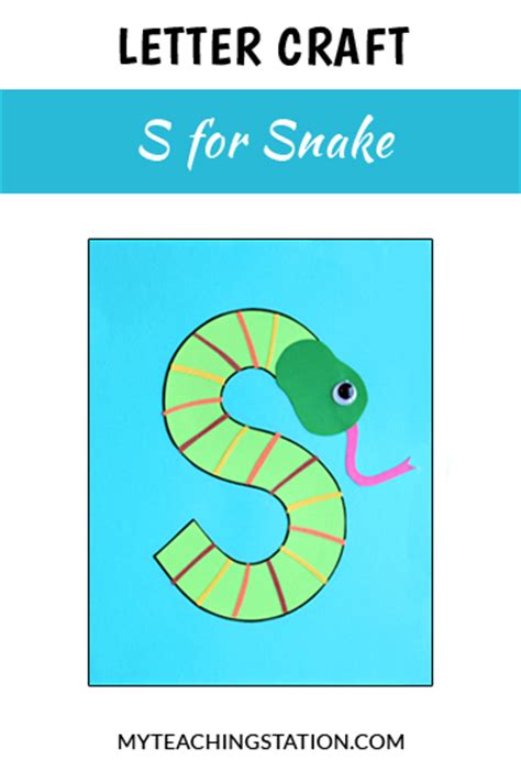 Letter S Craft: Snake | MyTeachingStation.com