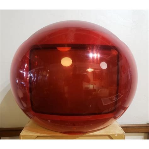 Maybe you would like to learn more about one of these? Memorex Red Space Helmet Tv | Chairish