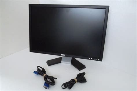 Dell E228wfp 22 Widescreen Lcd Monitor Black Tilt Vga Dvi E228wfpc