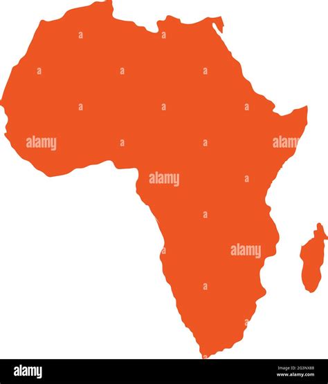 Mapa De áfrica Imagen Vector De Stock Alamy