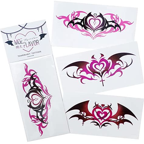 Kawaii Sexy Succubus Womb Temporary Tattoos 2d Beauty And Personal Care 4 Tattoo