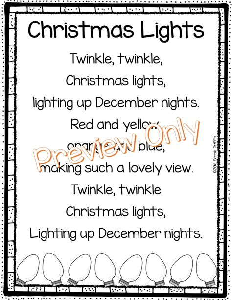 Daughters And Kindergarten 5 Christmas Poems For Kids