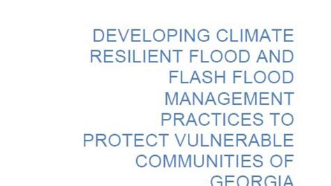 Floodplain Zoning Policy Framework And Policy Guidance Note 2015