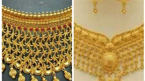 Indian Pakistani Gold Necklaces Youtube