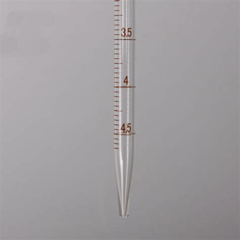 2pcs 50ml Clear Glass Pipette Lab Dropper Pipet With Scale Line Tool