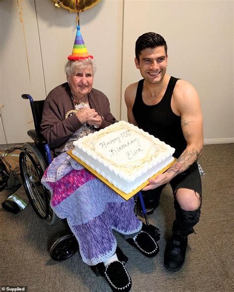 melbourne grandma demands a stripper for her 100th birthday and requests a full monty