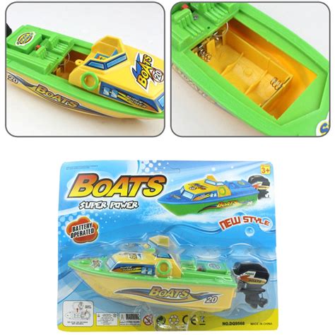 3 Pcs High Speed Electric Toy Boat Plastic Launch Children Toy