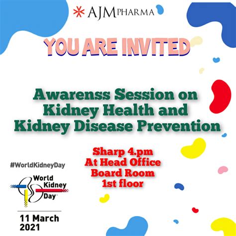 Awareness Sessions On Kidney Disease Prevention World Kidney Day