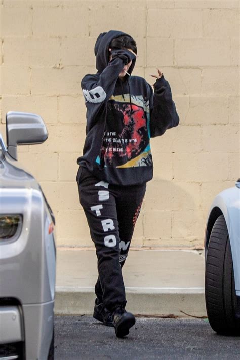KYLIE JENNER Drive Her Bugatti Chiron in Calabasas 12/17 ...