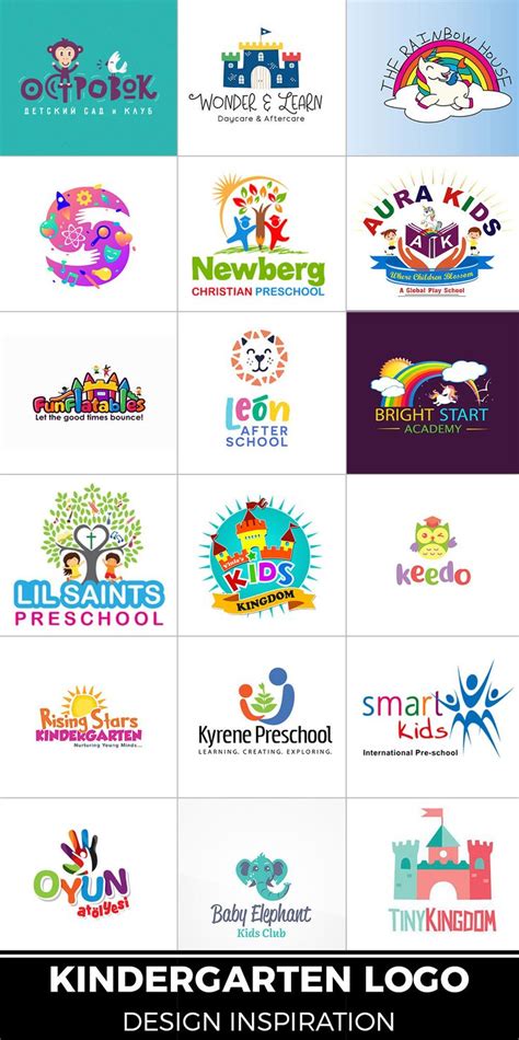Kindergarten Logo Design Kindergarten Logo Education Logo Design