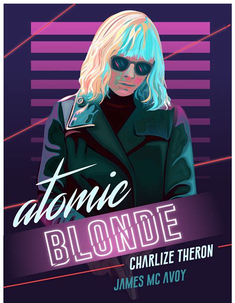 Artstation Atomic Blonde Fan Art Poster