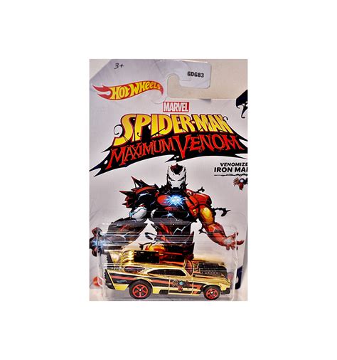 Hot Wheels Marvel Spider Man Maximum Venom 25 Jack Hammer Iron Man