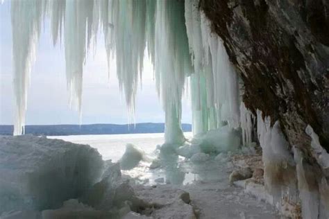 Ice Caves Grand Island Munising Michigan Munising Michigan