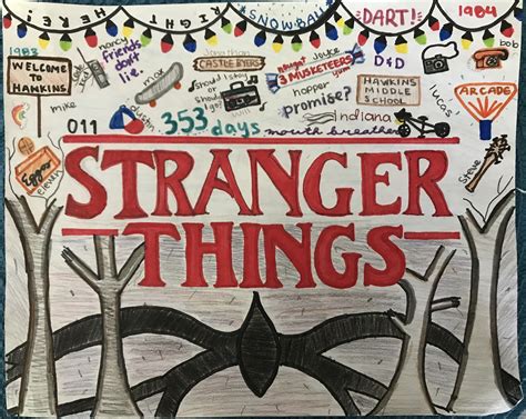 Stranger Things Drawing | Stranger things drawing, Stranger things sticker, Stranger things art