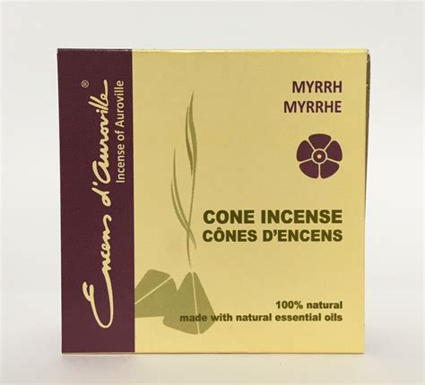 maroma eda cone incense myrrh 10 count home and kitchen