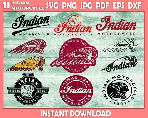 Indian Motorcycle Svg Super Bundle Motorbike Biker Vehicle Etsy