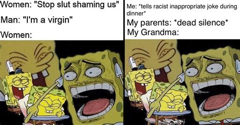 Laughing Spongebob Memes Are An Edgy Take On Hypocrisy Memebase