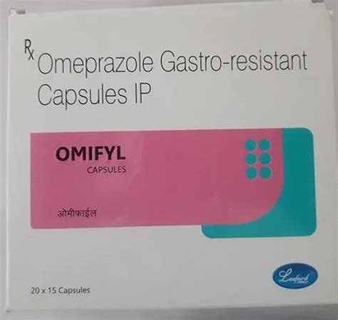 Omifyl Omeprazole Gastro Resistant Capsules Ip Prescription Packaging